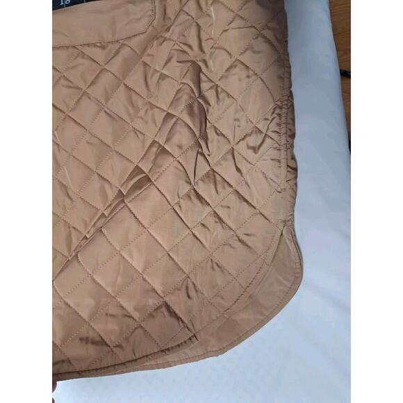 Amazon Aware Womens Quilted Overshirt Camel , Size XXL - Picture 12 of 14